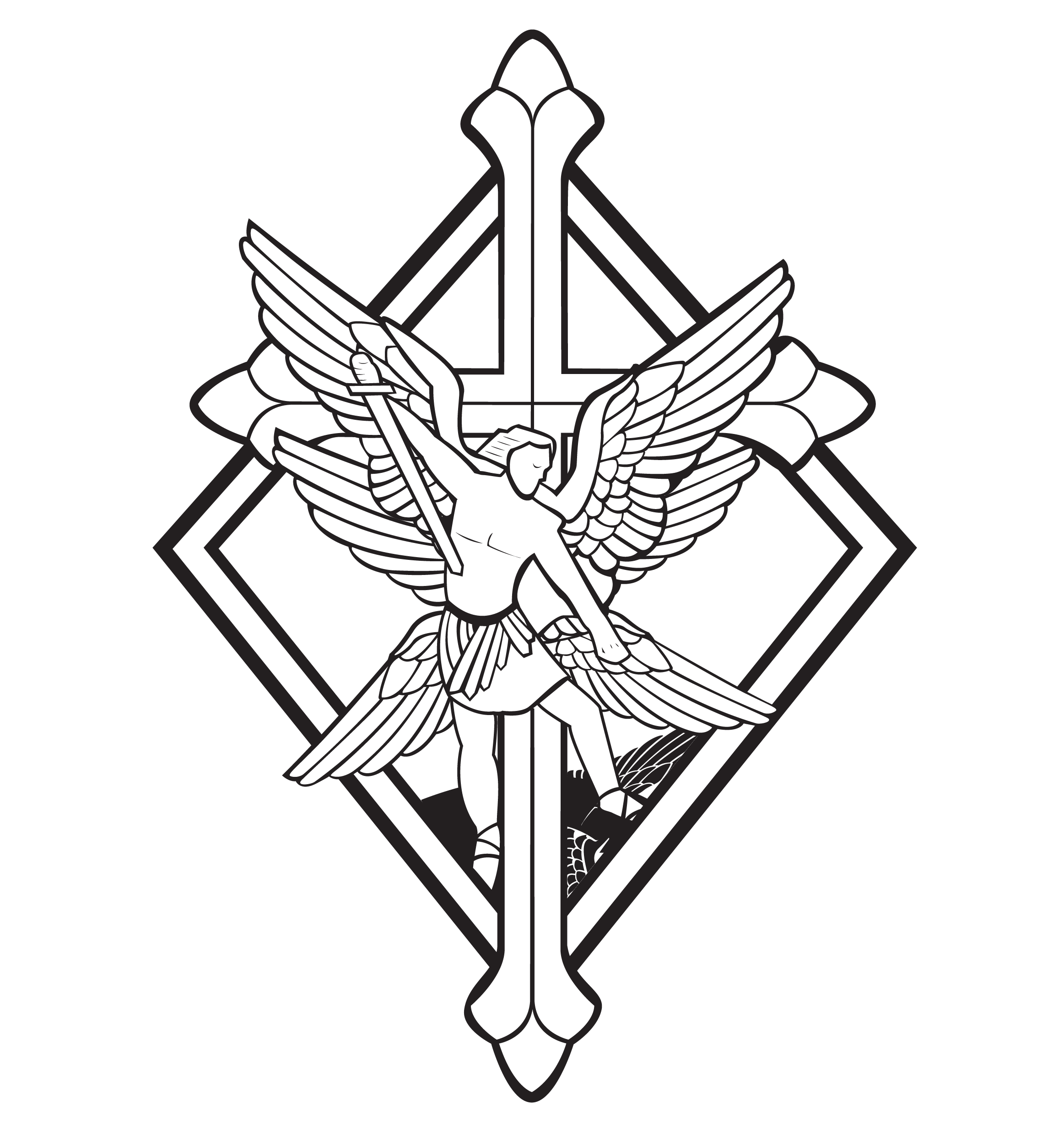 stmichael and all angels white